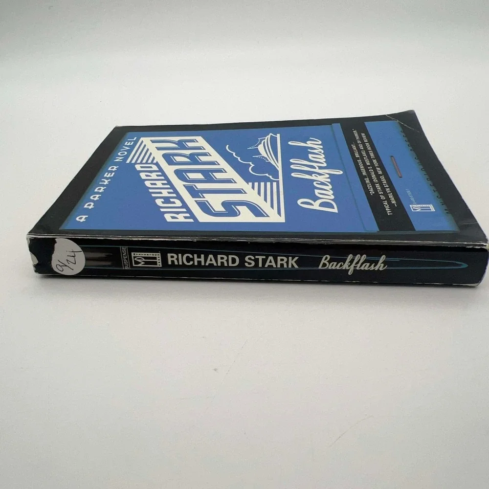 Richard Stark Backflash A‎ Parker Novel Mysterious Press PB EUC